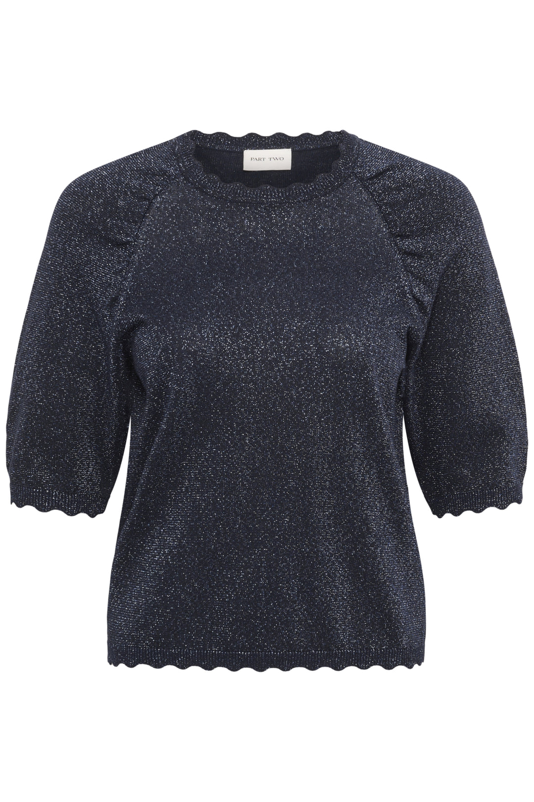Dot Pullover - Navy with lurex