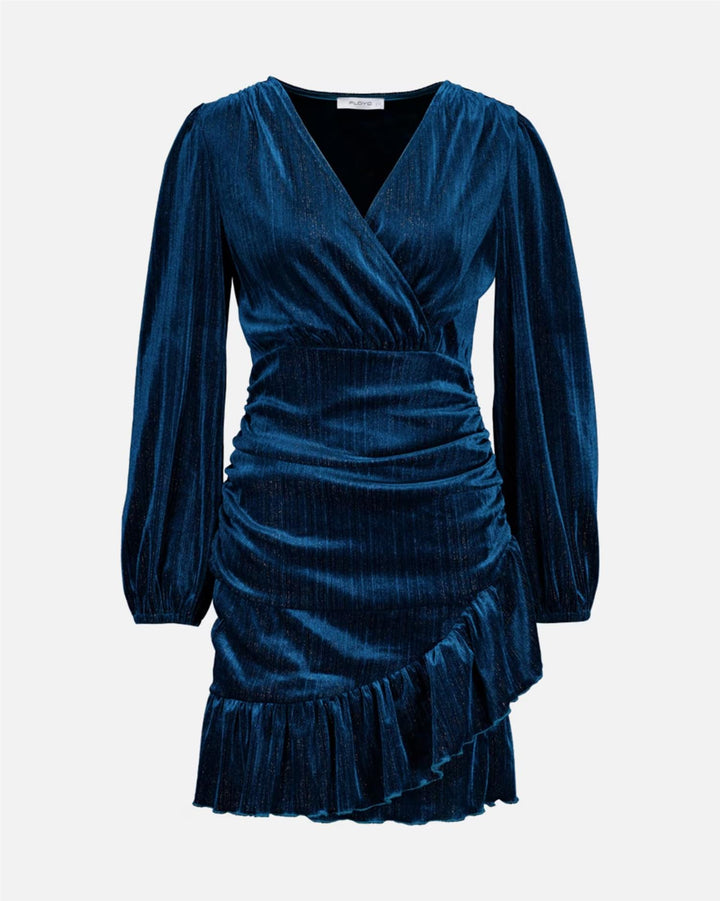 Alyssa Stripe Dress - Petrol