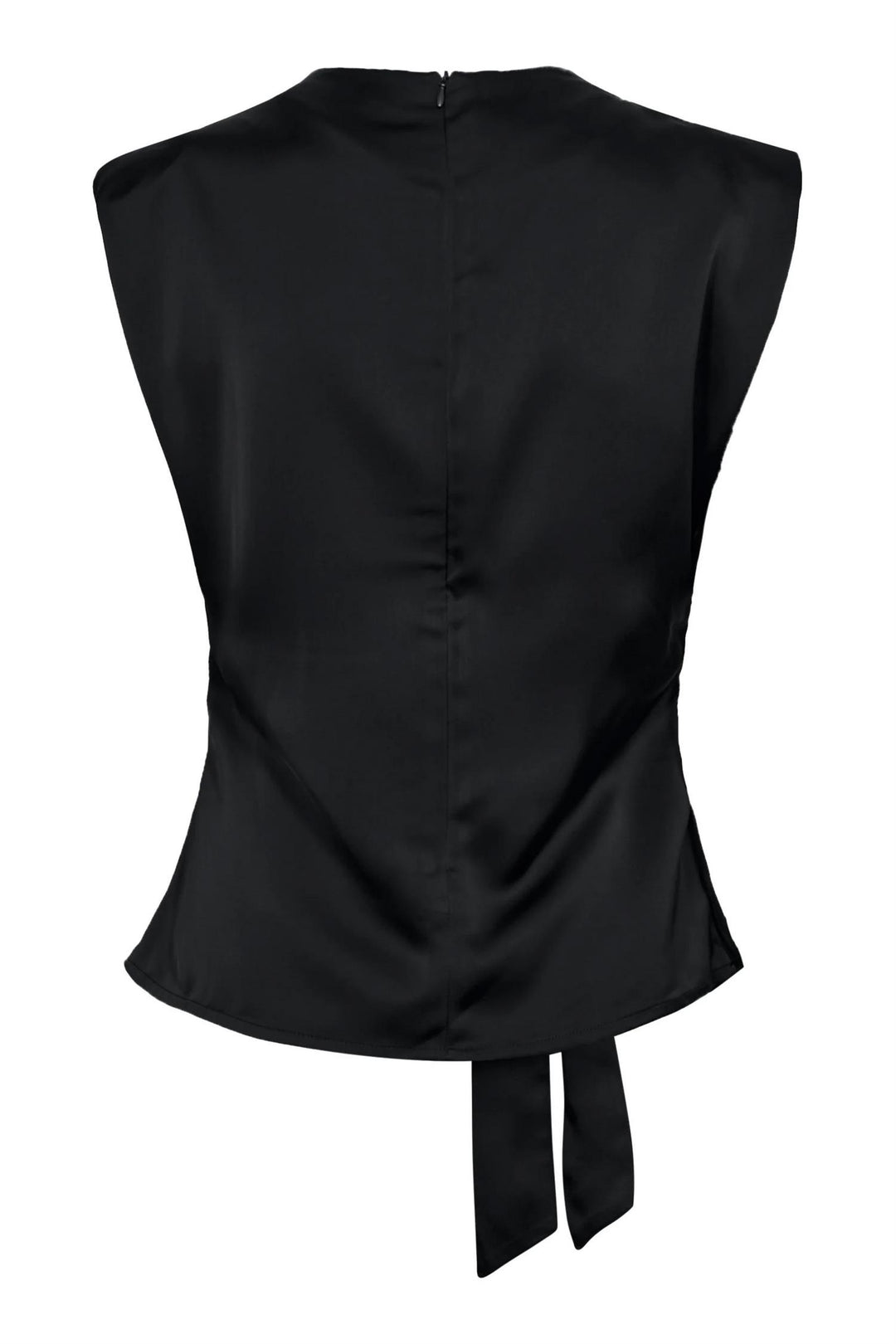 SafiraCC Pleat Top - Black