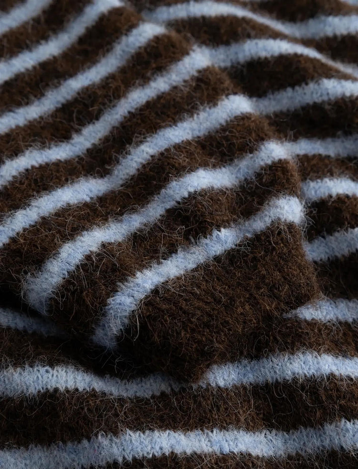 Mertice knit Cardigan - Brown
