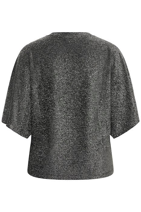 KCrebeccy T-Shirt - Silver black glitter