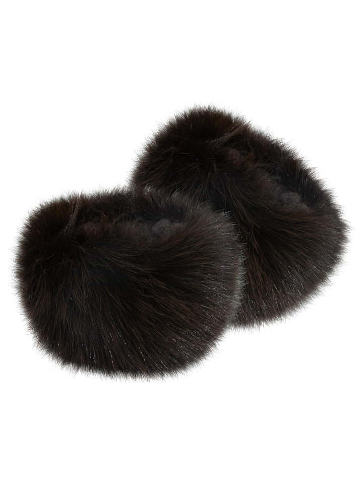 Cuff Fake Fur - Dark Brown