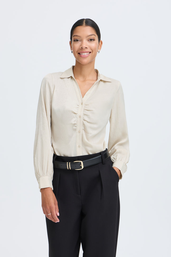 BYHALLE SHIRT 2 - Oatmeal