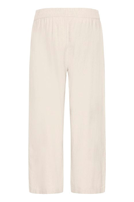 BYFALAKKA Crop Pant - Rainy Day Melange