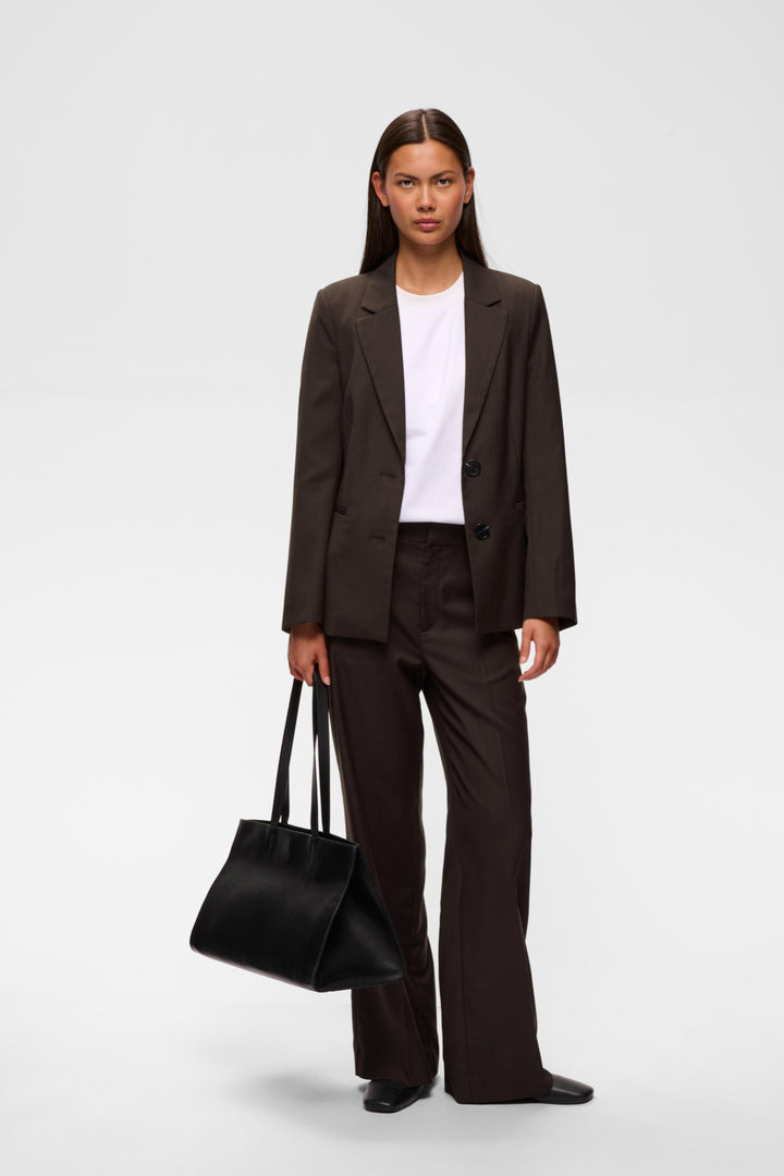 CADIE MEL CORE PANT - Chocolate Brown Melange