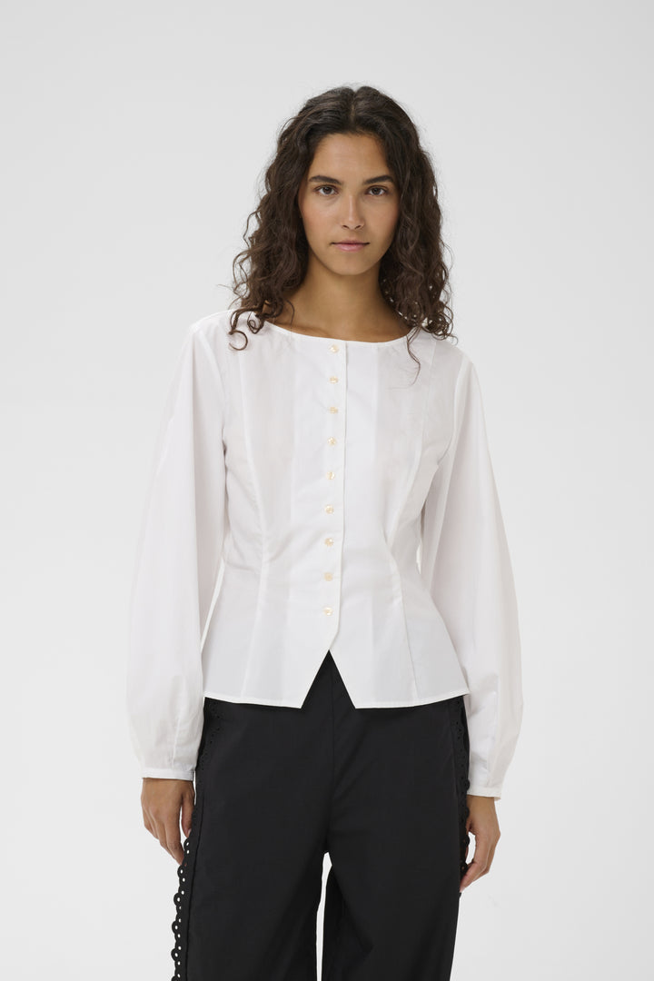 LELO FITTED SHIRT - Pure White