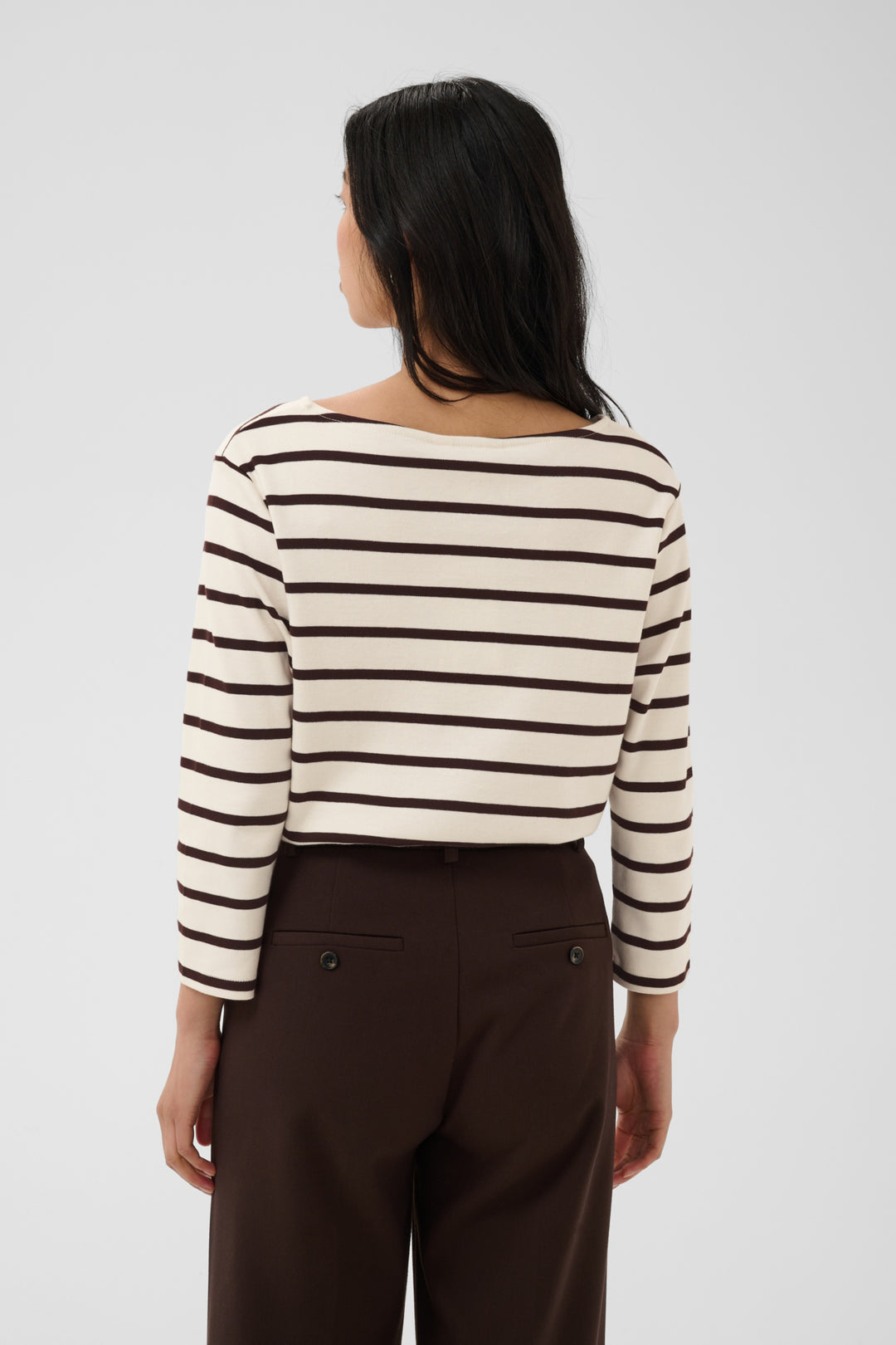 Nela T-shirt - Mole Stripe
