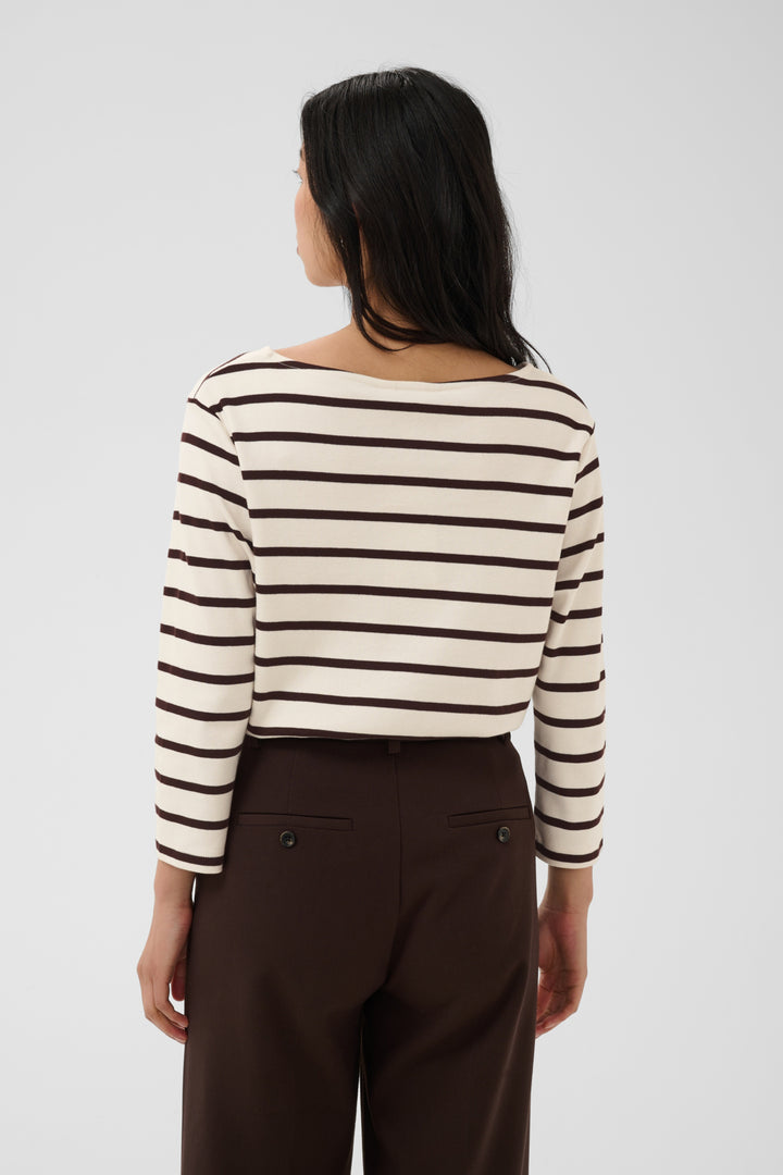Nela T-shirt - Mole Stripe
