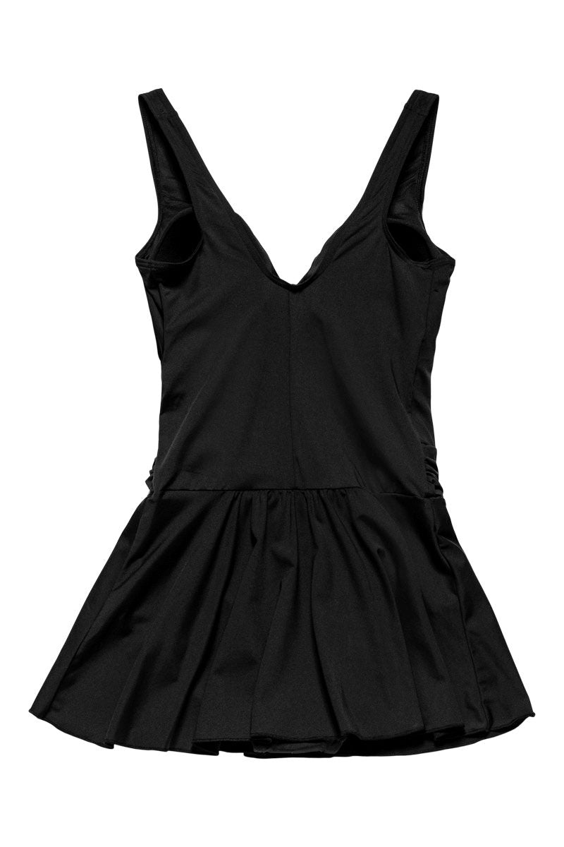 Venezia Solid Swimsuit - Black
