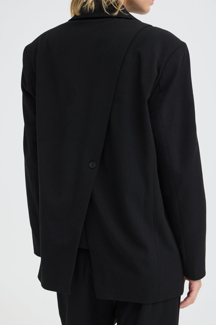 PZLEONORA OVERSIZE BLAZER - Black Beauty