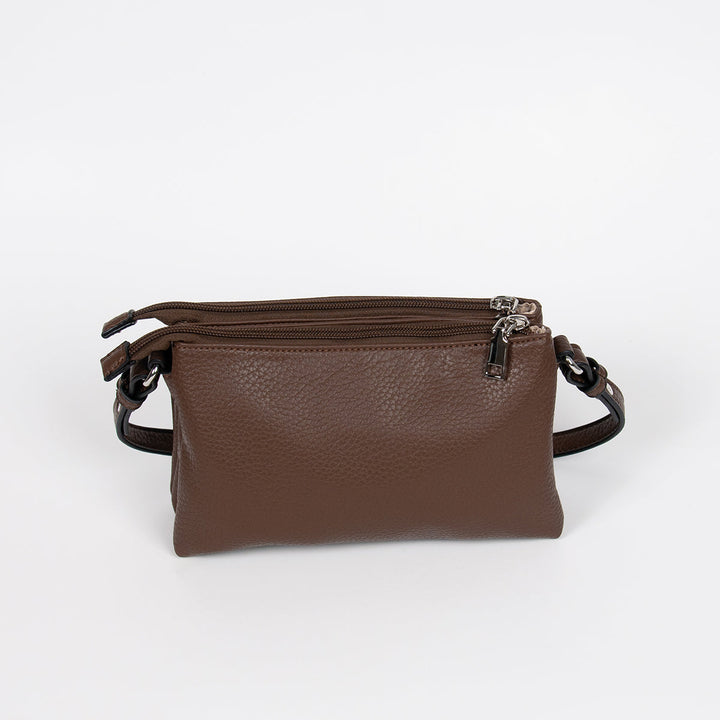 Harper Dobbel Clutch - Brown