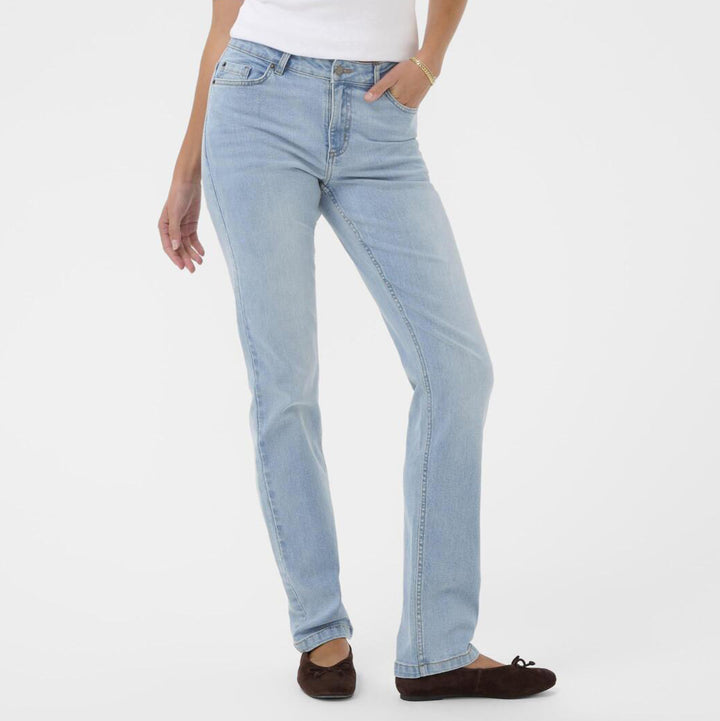 KAmaris Reg Fit Jeans - Light Blue Washed Denim