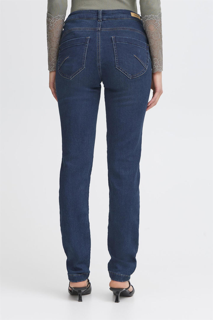 FRVILJA PAM Jeans - Sea blue denim