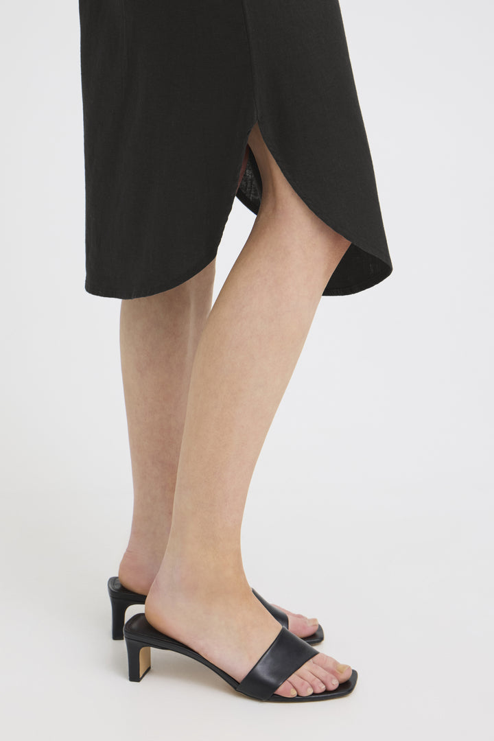 BYFALAKKA Midi Skirt - Black