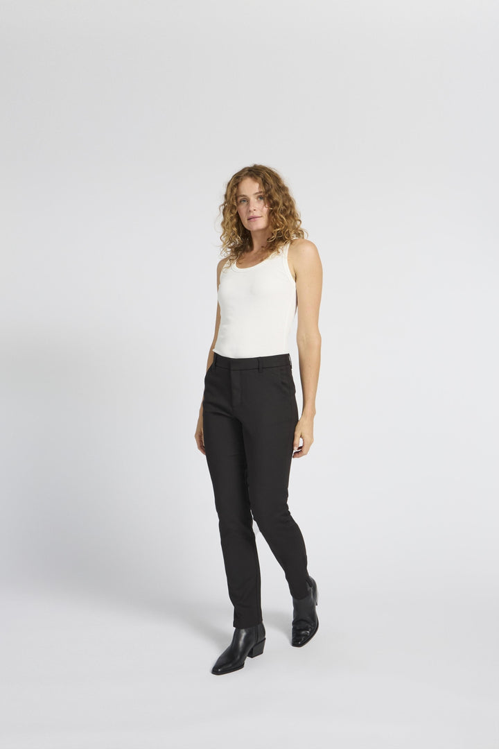 PZbindy HighWaist Pant LONG Skinny Leg - Black Beauty