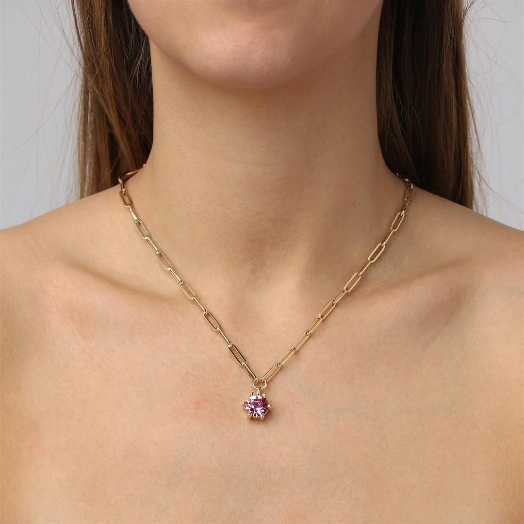 Tessa Necklace - SG/Rose