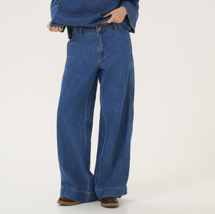 Hilma 171 X-Wide Pant - Medium Blue Wash