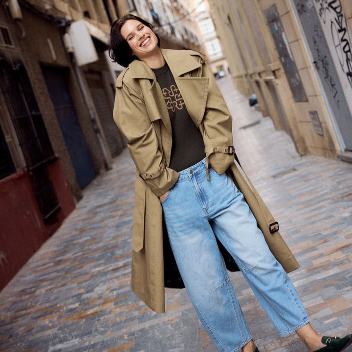 Audrey Trench Coat - Khaki