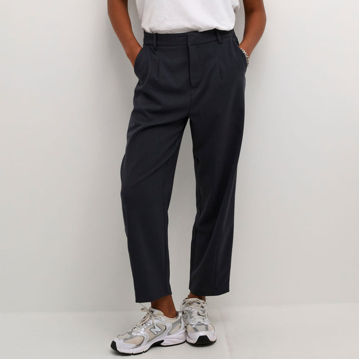 KAmerle 7/8 Pants Suiting - Black Oyster