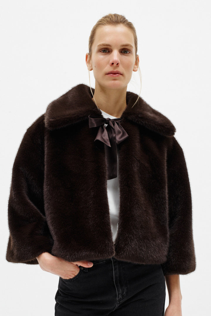 YASMINAH JACKET - Chocolate Brown