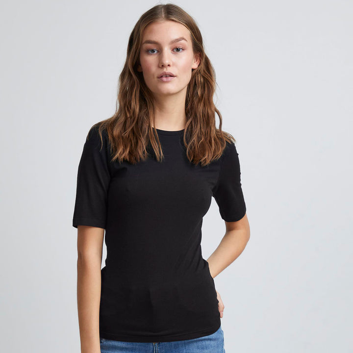 BYPAMILA T-SHIRT - JERSEY - Black