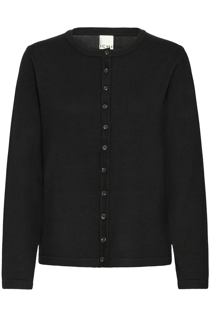 IHLULS O-NECK Cardigan - Black