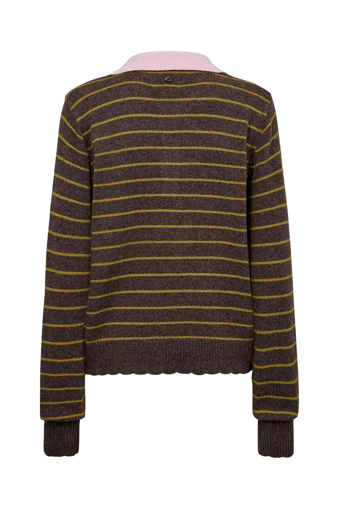 Nulucinda Stripe Pullover - Black Coffee
