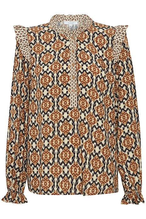 ALORA BLOUSE - Pumice Stone