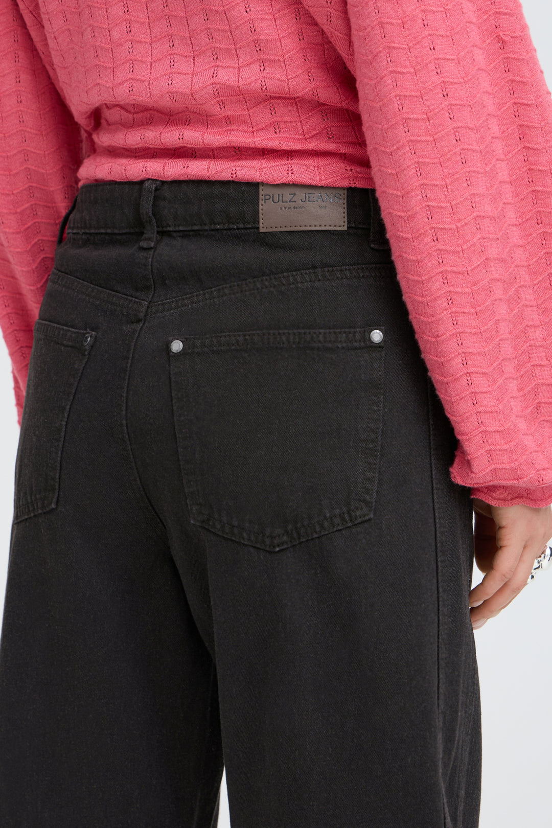 PZDORIT HighWaist JEANS BARREL LEG - Espresso