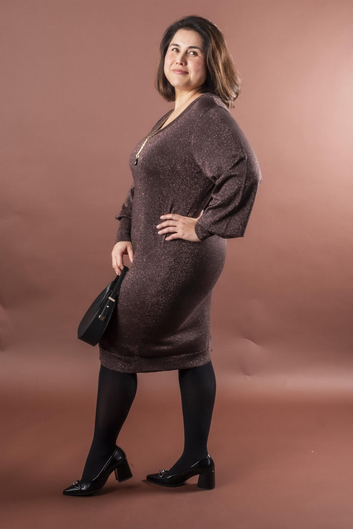 KCregitta Knit Dress - Black Coffee