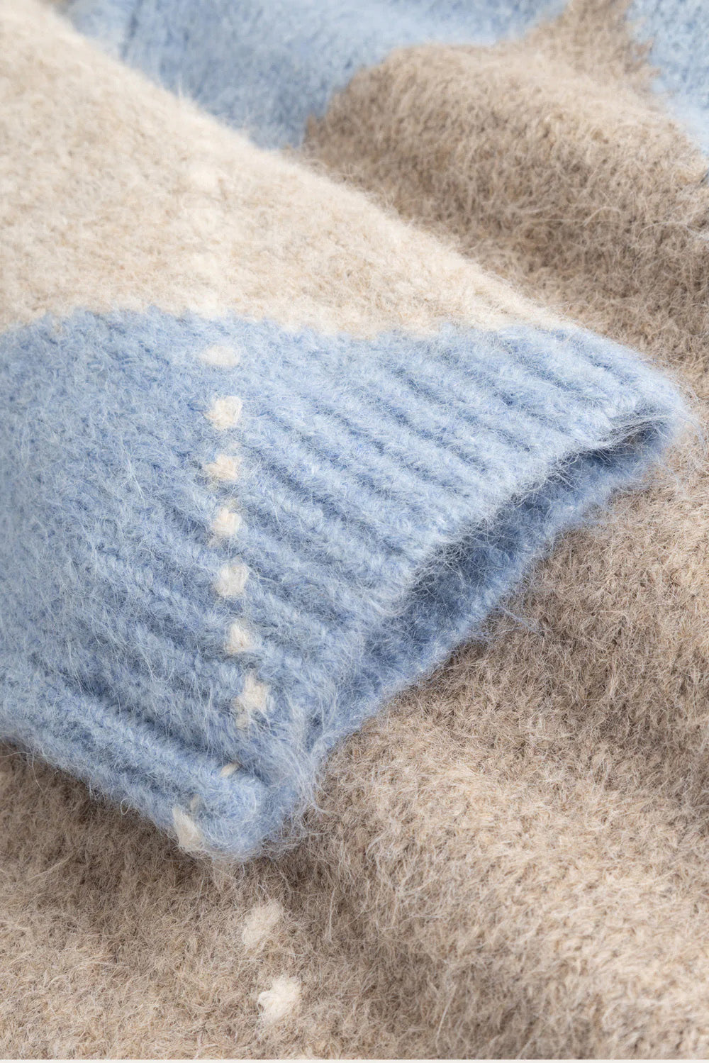 Lai Knit Pullover - Sky Blue Mix