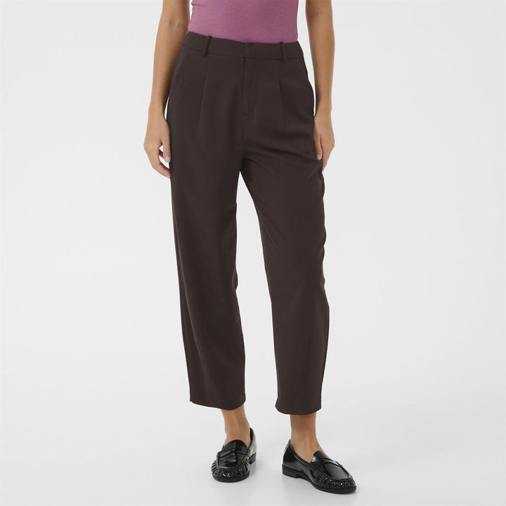 KAmerle 7/8 Pants Suiting  - Black Coffee