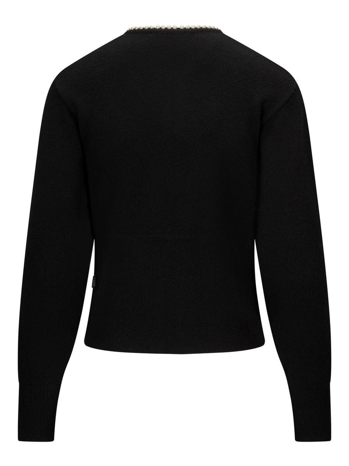 Mika Merino Cardigan - Black