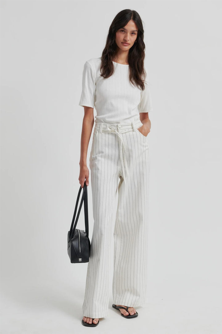 Rosia Shirt Sleeve Tee - Tofu