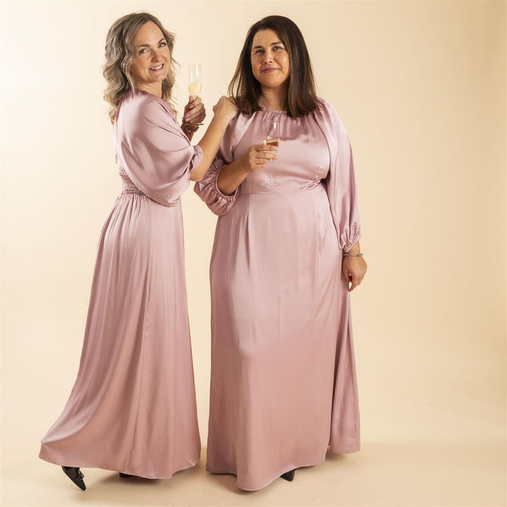 Mena Maxi Dress - Lt.Pink