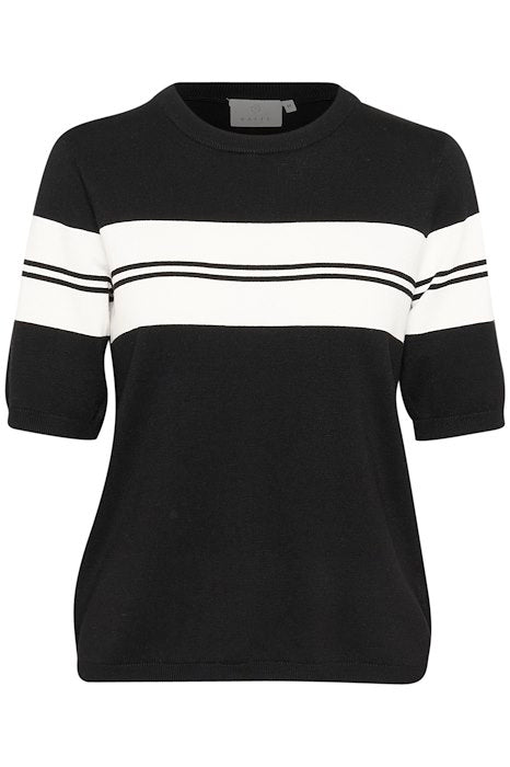 KAlizza Striped Knit - Black / Chalk stripe