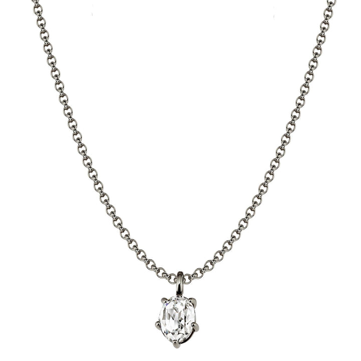 Orb Necklace - SG/Crystal