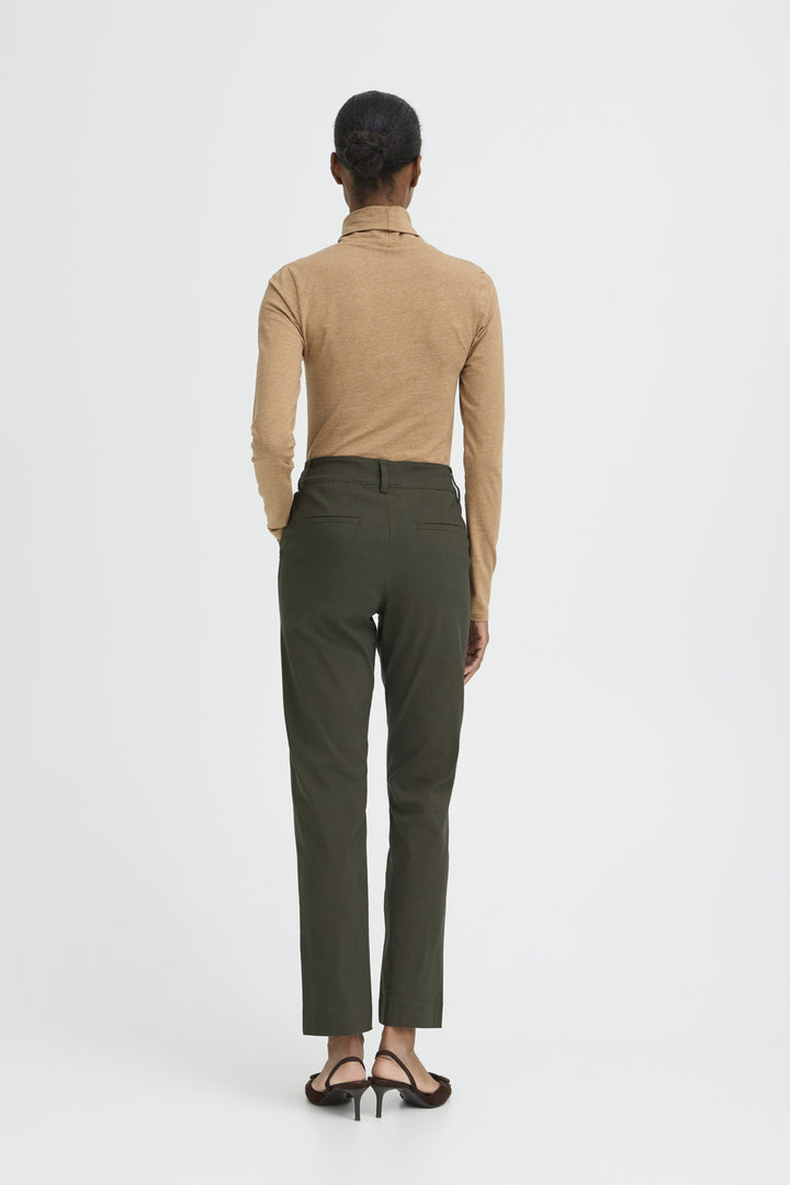 BYDIXI STRAIGHT PANTS - Rosin