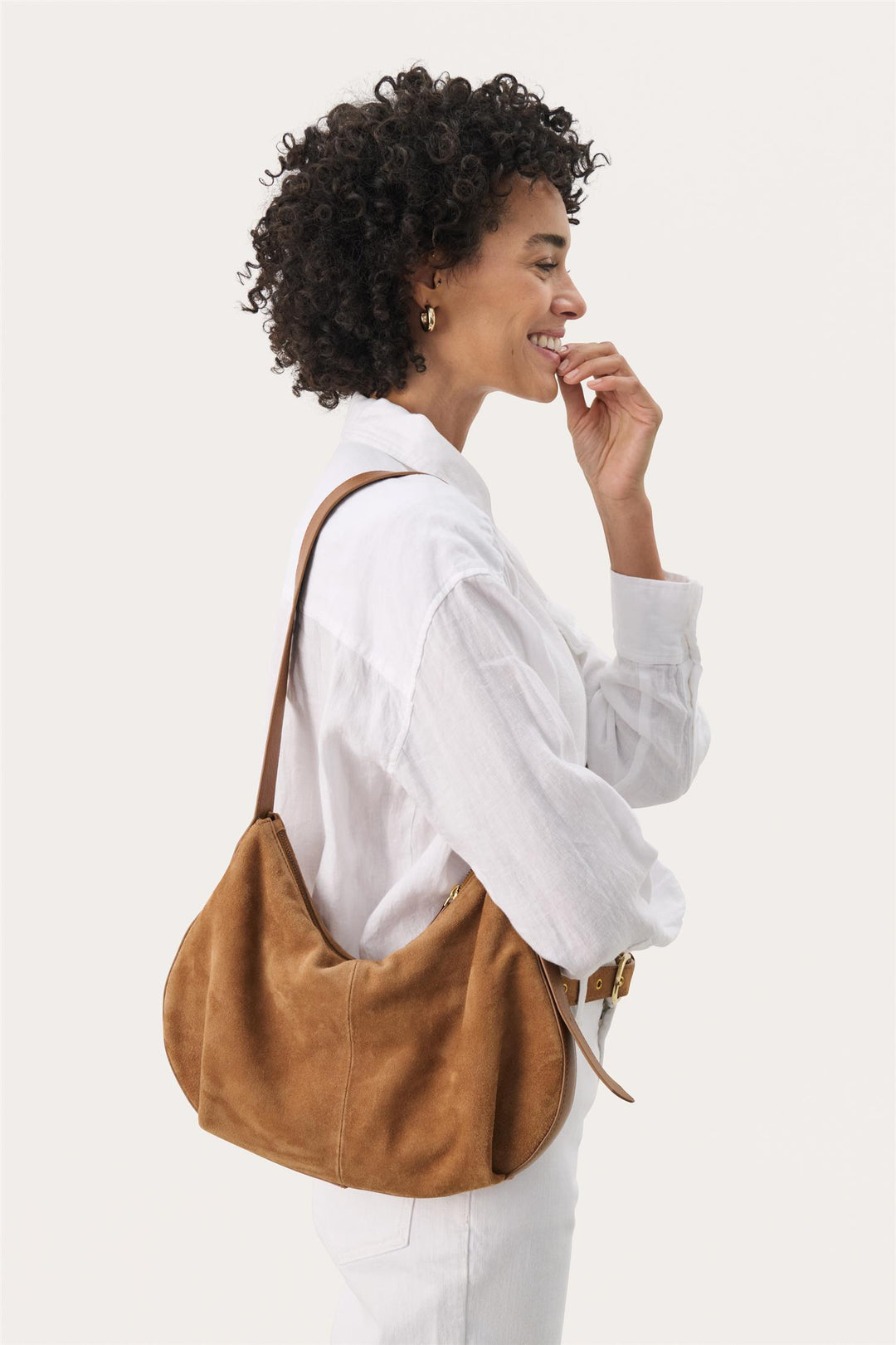 Nevena Leather Bag - Toasted Coconut