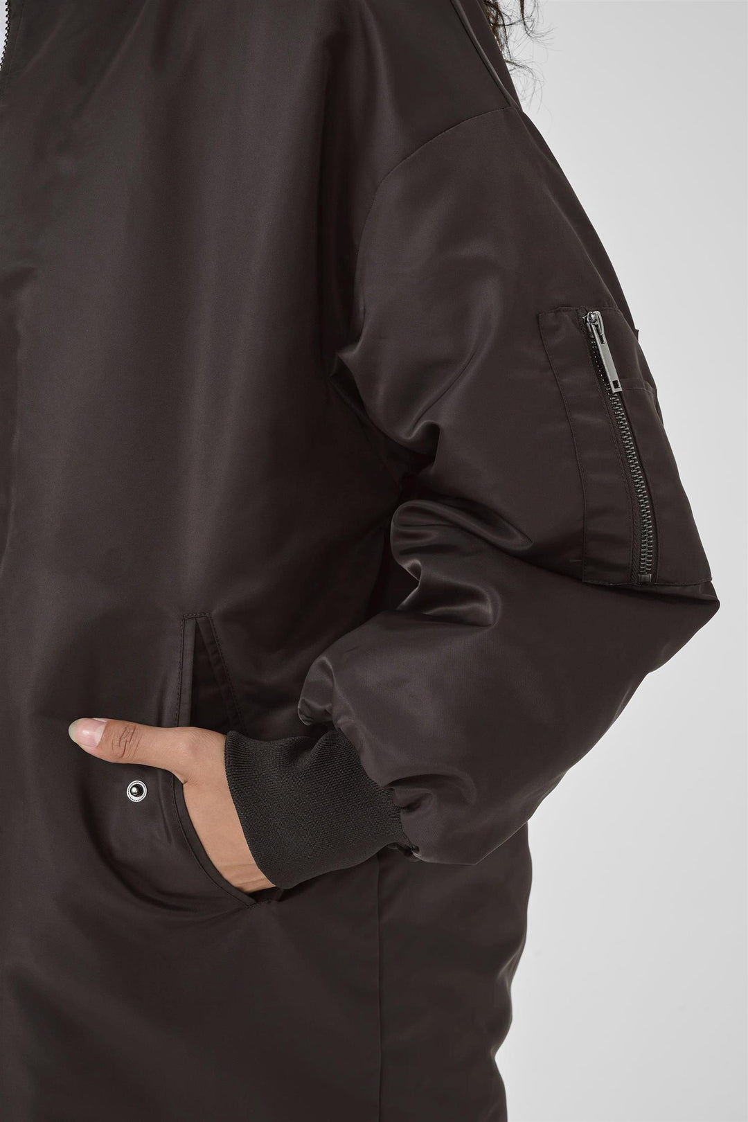 Helga Reversable Long Jacket - Espresso