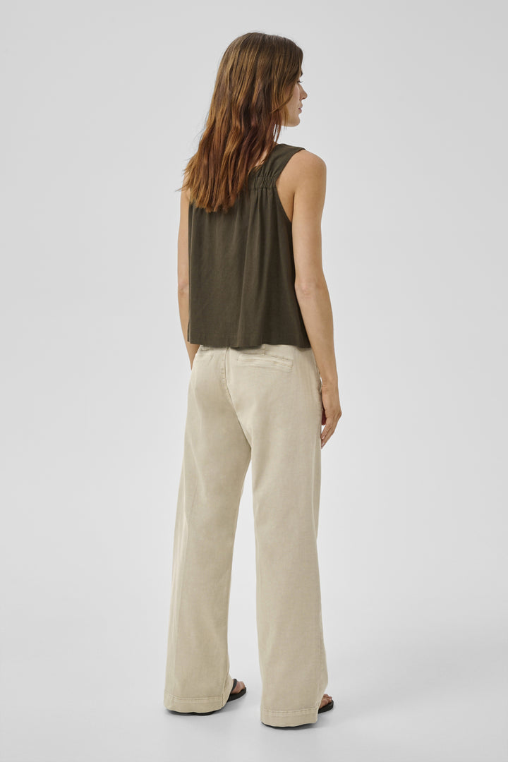 Lara 149 Pant Wide - Oatmeal