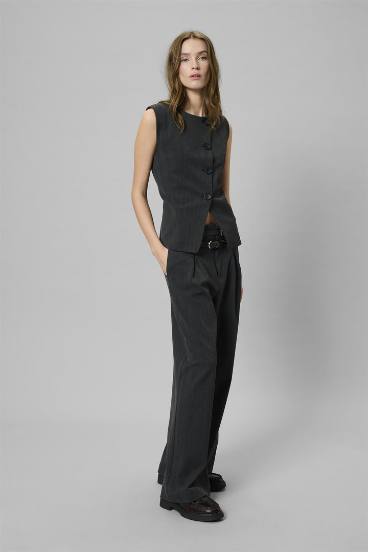 Luna High Wide Pant - Asphalt