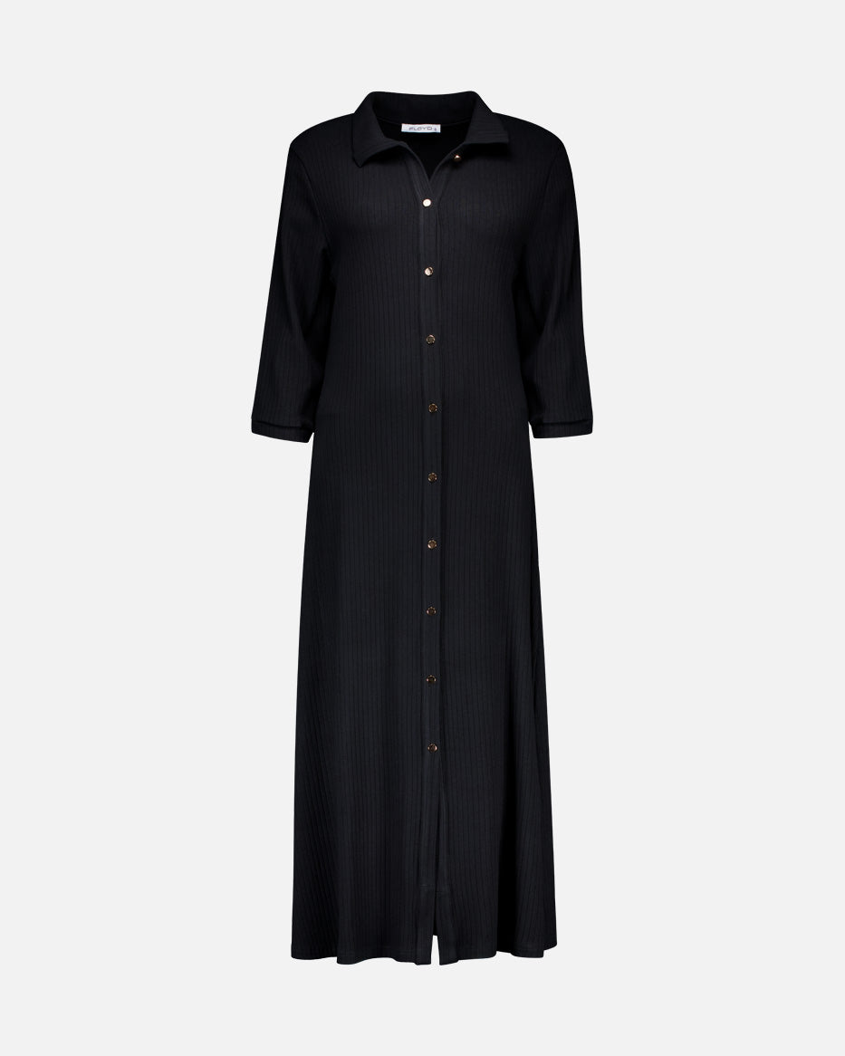 Verine Midi Dress - Black