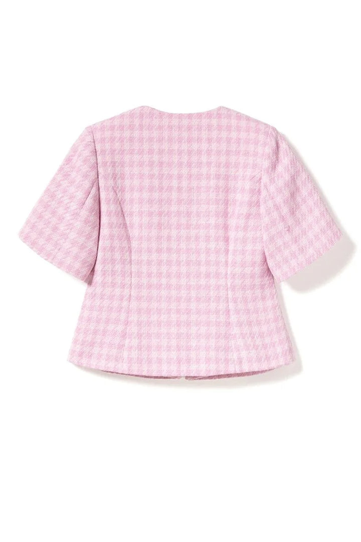 Kasaundra Blazer - Baby Pink
