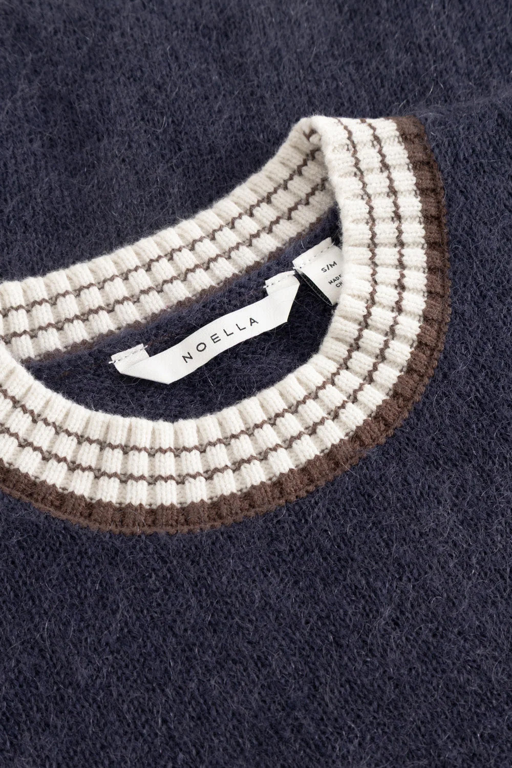 Marthy Knit - Navy Brown