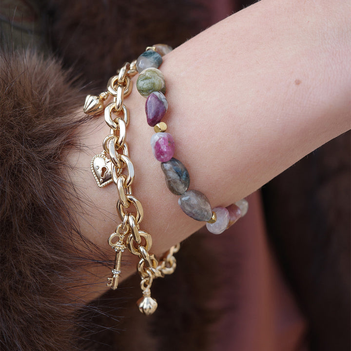 Open My Heart Bracelet - Gold