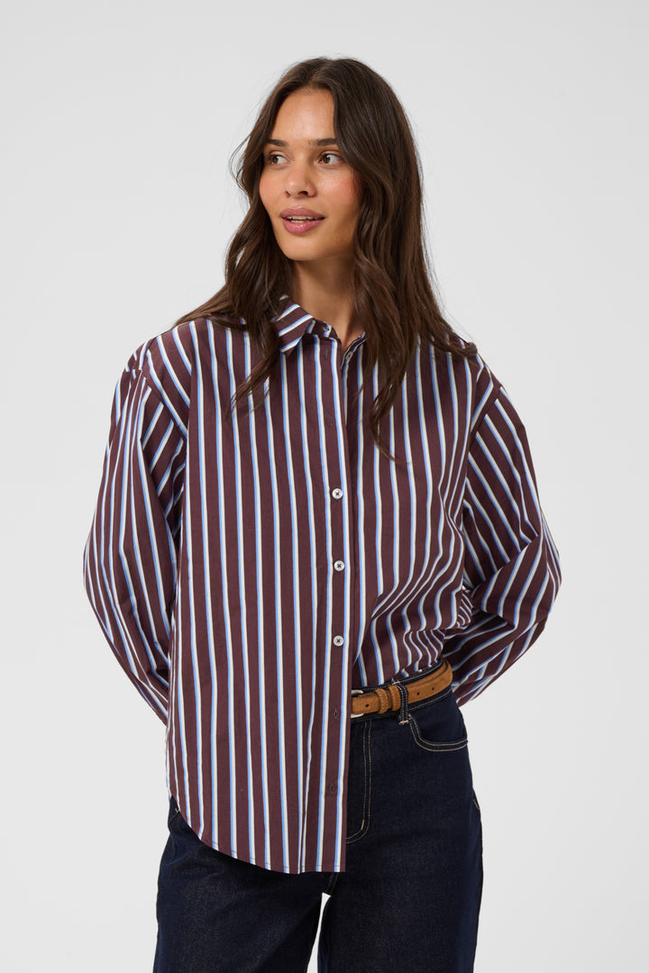 KAgavina Shirt - Fudge/Chalk/Provance