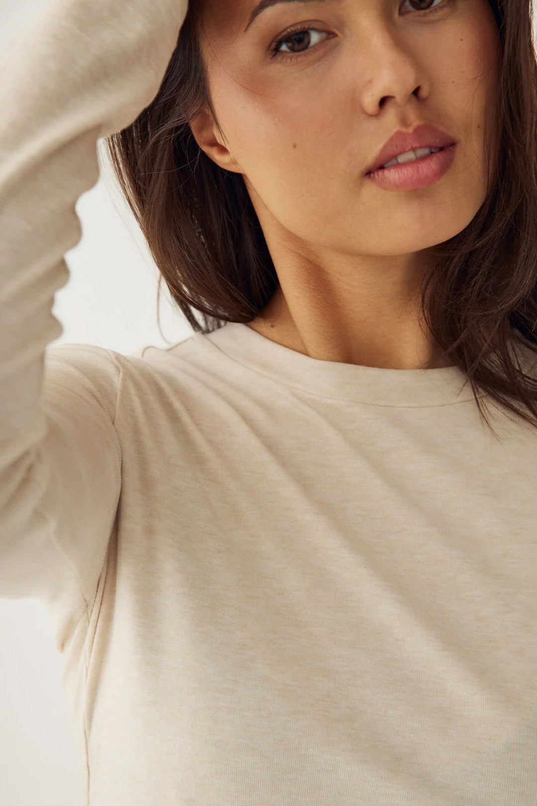 Lidie LS Top - Oatmeal