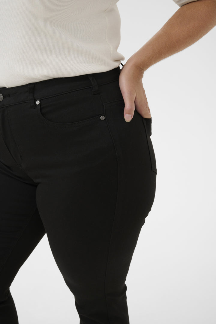 KCdina Straight Reg.length Jeans - Black Deep