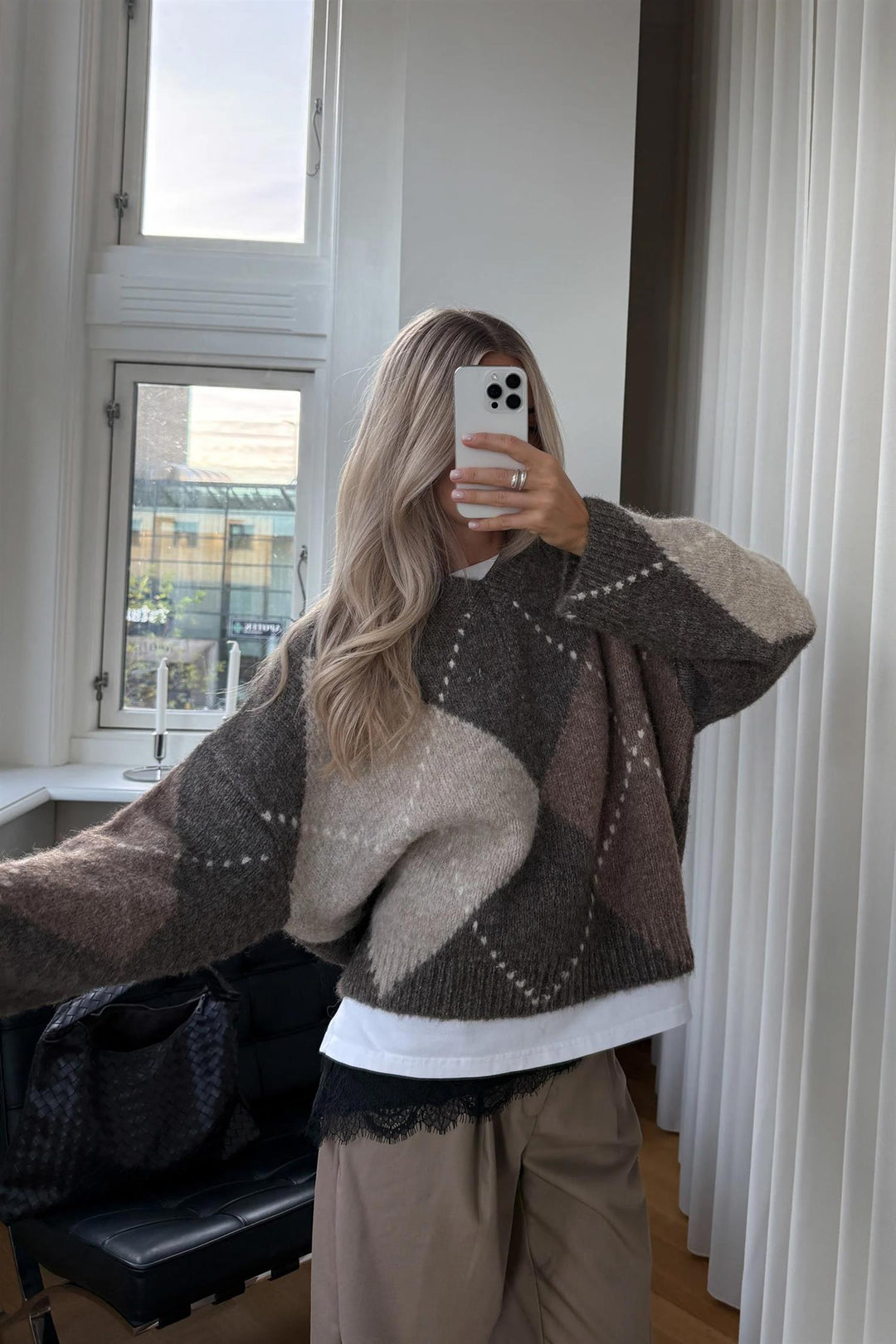 Lai Knit Pullover - Ash Brown Mix